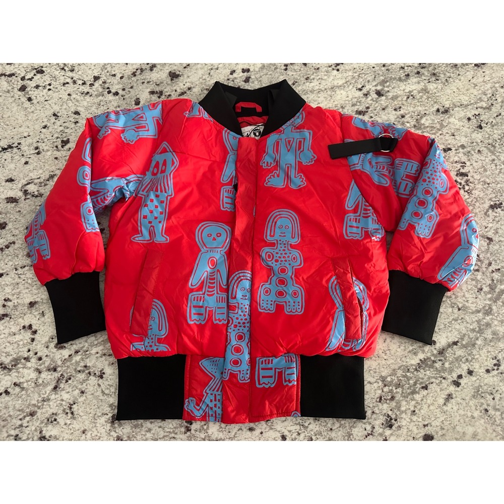 Nununu Tribal Dancers puffer bomber jackets 3-4yrs